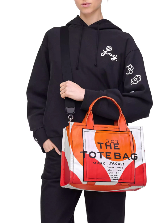 ΓΥΝΑΙΚΕΙΑ ΤΣΑΝΤΑ ΧΕΙΡΟΣ DAVID SHRIGLEY X MARC JACOBS CANVAS MEDIUM TOTE BAG 3