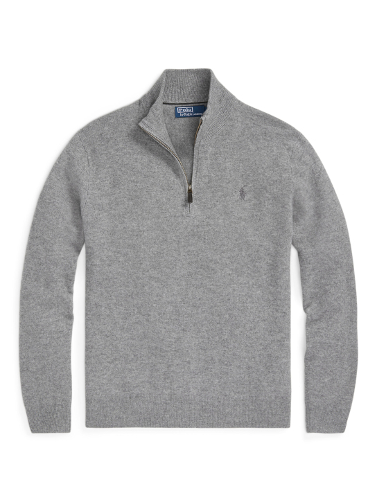 ΑΝΔΡΙΚΟ ΜΑΛΛΙΝΟ ΠΟΥΛΟΒΕΡ HALF-ZIP 0