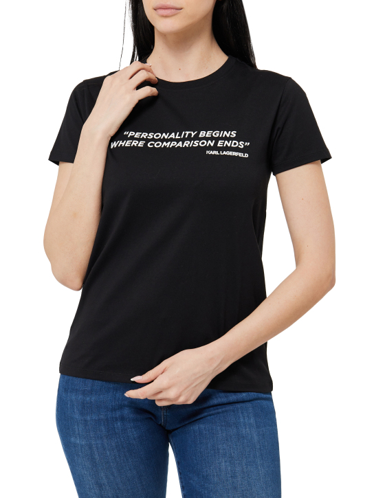 ΓΥΝΑΙΚΕΙΟ T-SHIRT ΜΕ ΣΤΑΜΠΑ QUOTE 1