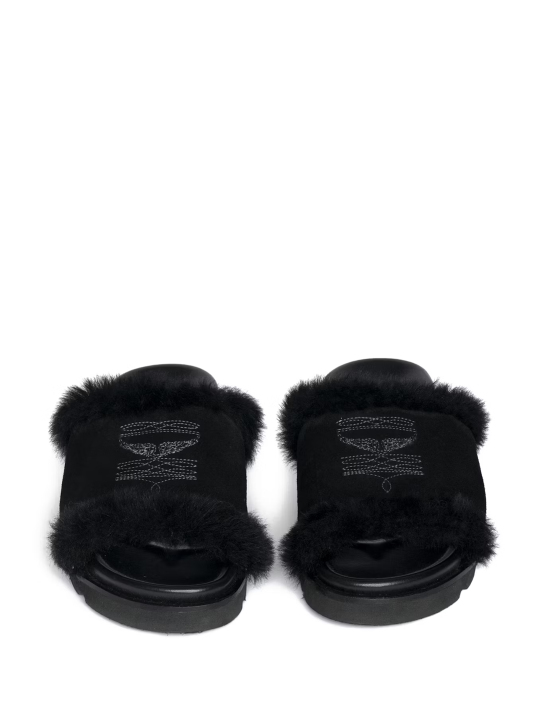 ΓΥΝΑΙΚΕΙΑ MULES TEDDY BARE SHEARLING 1