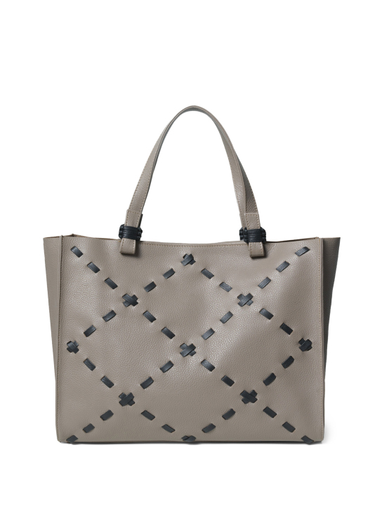 ΓΥΝΑΙΚΕΙΑ ΔΕΡΜΑΤΙΝΗ ΤΣΑΝΤΑ ΩΜΟΥ SCALA MEDIUM TOTE  0