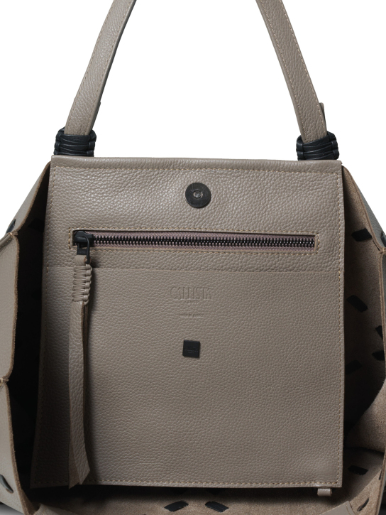 ΓΥΝΑΙΚΕΙΑ ΔΕΡΜΑΤΙΝΗ ΤΣΑΝΤΑ ΩΜΟΥ SCALA MEDIUM TOTE  4