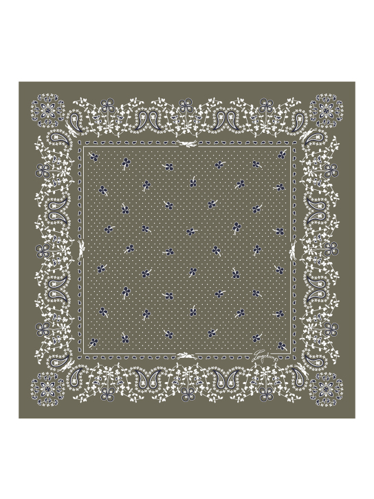 ΓΥΝΑΙΚΕΙΟ ΦΟΥΛΑΡΙ FRENCH BANDANA SILK SCARF 50 0