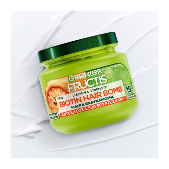 FRUCTIS BIOTIN HAIR BOMB ΜΑΣΚΑ ΕΝΔΥΝΑΜΩΣΗΣ ΜΑΛΛΙΩΝ 4