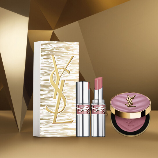 YSL LOVESHINE & MAKE ME BLUSH POWDER GIFT SET 1