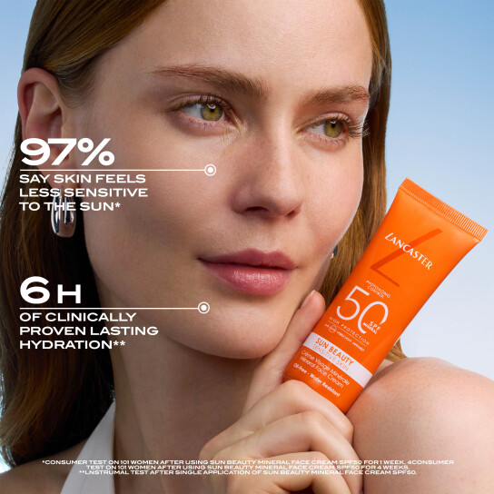 SUN BEAUTY SENSITIVE SKIN MINERAL FACE CREAM SPF50 4