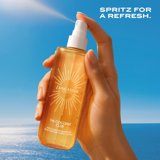 LANCASTER THE COCONUT CLUB BODY & HAIR FRAGRANCE MIST 5