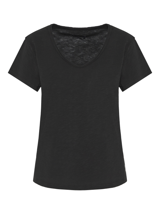 ΓΥΝΑΙΚΕΙΟ T-SHIRT ΜΕ V ΛΑΙΜΟΚΟΨΗ 0
