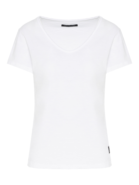 ΓΥΝΑΙΚΕΙΟ T-SHIRT ΜΕ V ΛΑΙΜΟΚΟΨΗ 1