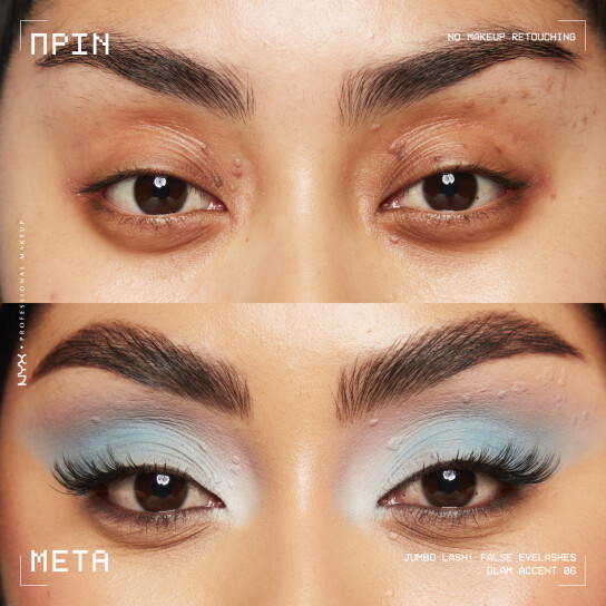 JUMBO LASH! VEGAN FALSE LASHES ΒΛΕΦΑΡΙΔΕΣ GLAM ACCENT 1