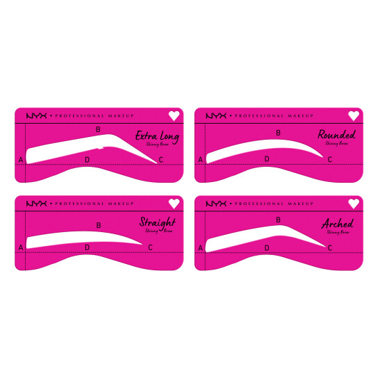 ZERO TO BROW STENCIL FOR SKINNY BROWS 2