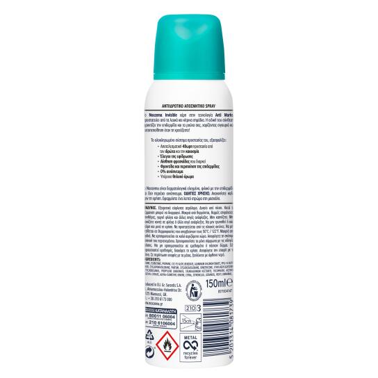 NOXZEMA DEO SPRAY INVISIBLE  2