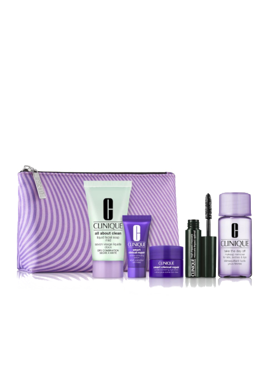 CLINIQUE SMART POUCH x 5 ESSENTIALS 0