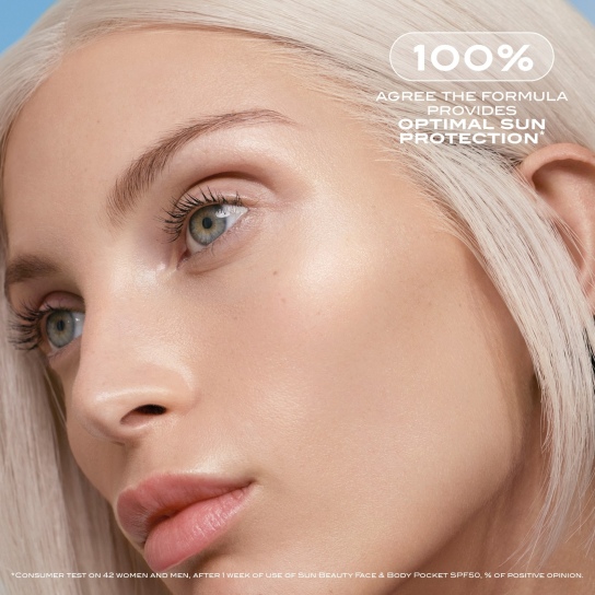 LANCASTER SUN BEAUTY FACE & BODY POCKET CREAM SPF50 7