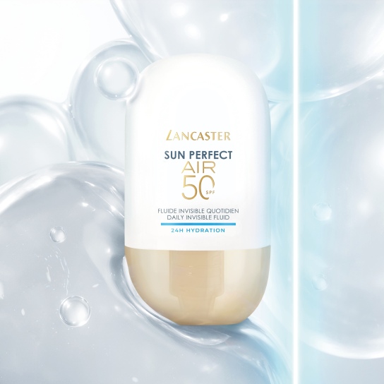LANCASTER SUN PERFECT AIR DAILY INVISIBLE FLUID SPF50 24H HYDRATION 3