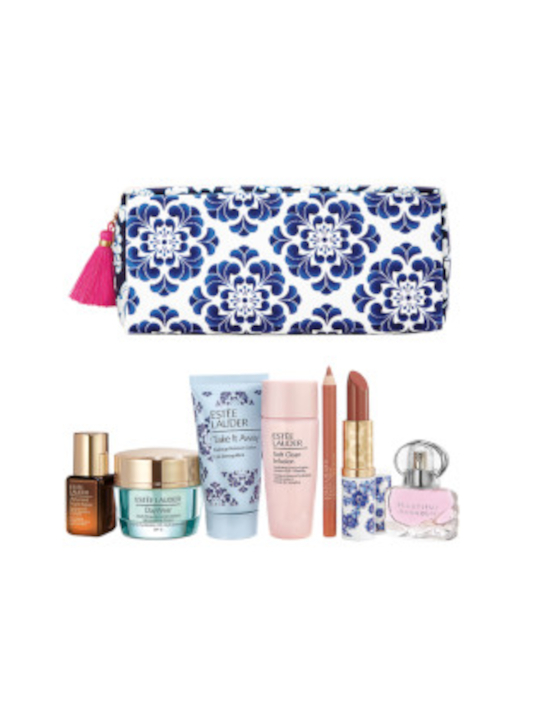 ESTÉE LAUDER COSMETIC BAG x 7 ESSENTIALS   0