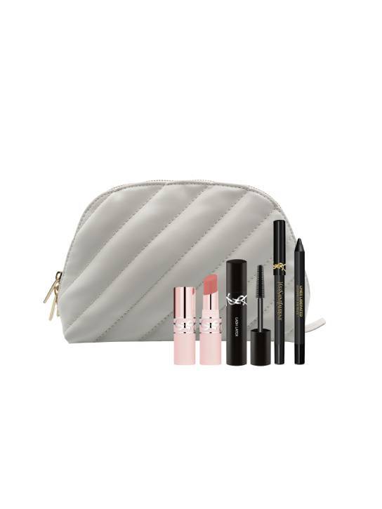 YSL SPRING MAKE UP POUCH & 3 MINIS 0