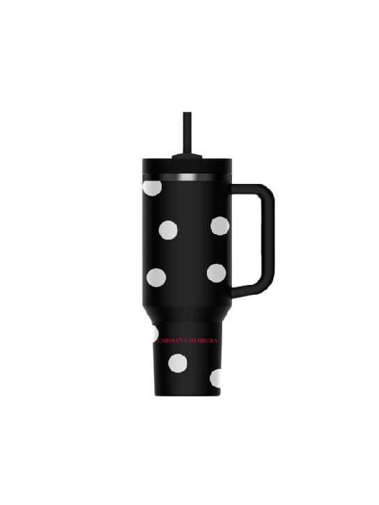 CAROLINA HERRERA TUMBLER WITH STRAW 0