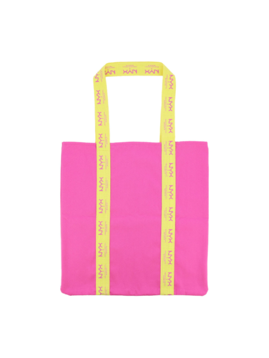 NYX PROFESSIONAL MAKE UP PINK YELLOW TOTE BAG 0