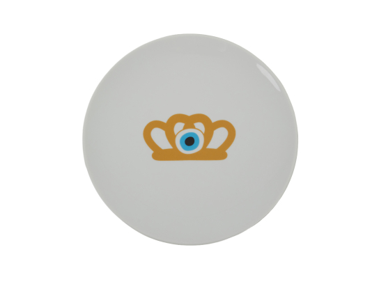 ΠΙΑΤΟ ΦΑΓΗΤΟΥ GOLDEN CROWN WITH EVILEYE 0