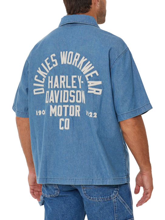 ΑΝΔΡΙΚΟ DENIM ΠΟΥΚΑΜΙΣΟ DICKIES X HD BOXY CHAMBRAY 2