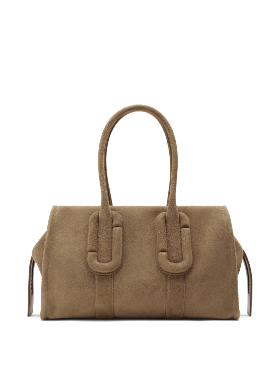 ΓΥΝΑΙΚΕΙΑ ΤΣΑΝΤΑ ΩΜΟΥ BABE CITY TOTE IN FELTED SUEDE 0