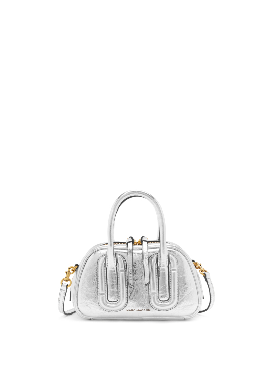 ΓΥΝΑΙΚΕΙΑ ΤΣΑΝΤΑ ΧΕΙΡΟΣ BABE MINI TOP HANDLE IN METALLIC LEATHER 1