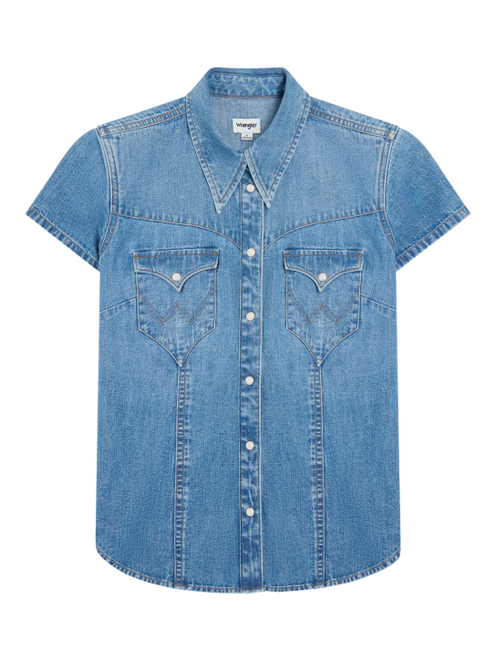 ΓΥΝΑΙΚΕΙΟ DENIM ΚΟΝΤΟΜΑΝΙΚΟ ΠΟΥΚΑΜΙΣΟ 0