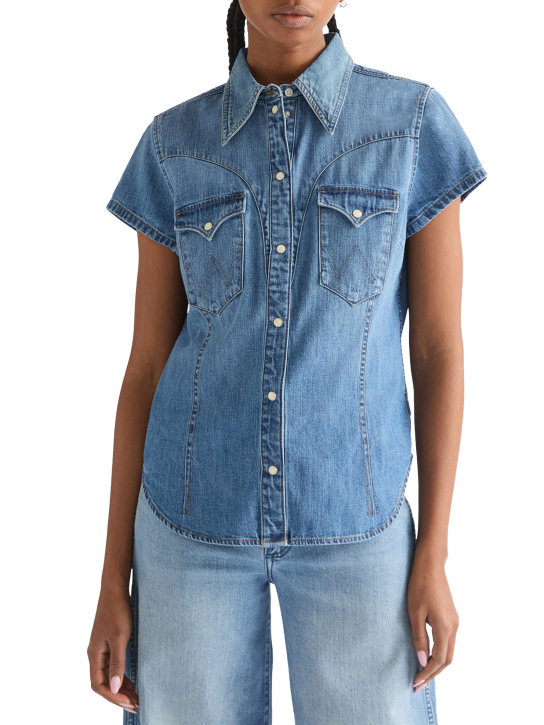 ΓΥΝΑΙΚΕΙΟ DENIM ΚΟΝΤΟΜΑΝΙΚΟ ΠΟΥΚΑΜΙΣΟ 1