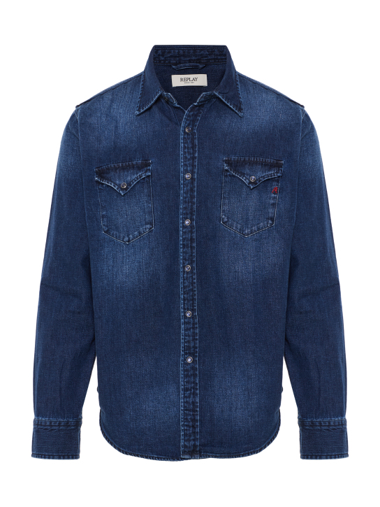 ΑΝΔΡΙΚΟ DENIM ΠΟΥΚΑΜΙΣΟ 0