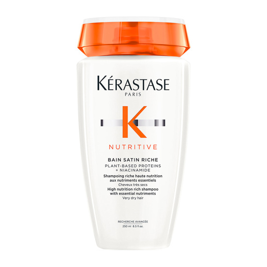 NUTRITIVE BAIN SATIN RICHE ΣΑΜΠΟΥΑΝ ΜΕ ΘΡΕΠΤΙΚΑ ΣΥΣΤΑΤΙΚΑ ΓΙΑ ΠΟΛΥ ΞΗΡΑ ΜΑΛΛΙΑ 0