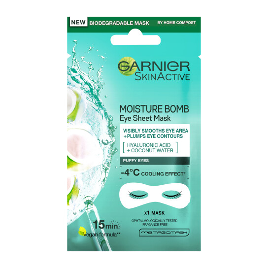 SKINACTIVE MOISTURE BOMB EYE TISSUE MASK WITH COCONUT WATER  5