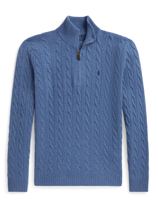 ΑΝΔΡΙΚΟ ΜΑΛΛΙΝΟ ΠΟΥΛΟΒΕΡ HALF-ZIP 0