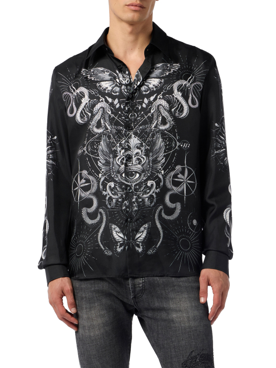 ΑΝΔΡΙΚΟ ΠΟΥΚΑΜΙΣΟ ALL-OVER TATTOO 1