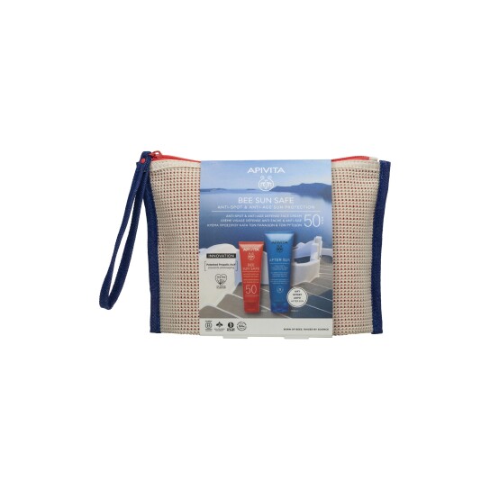 BEE SUN SAFE ΚΡΕΜΑ ΠΡΟΣΩΠΟΥ ΚΑΤΑ ΤΩΝ ΠΑΝΑΔΩΝ & ΤΩΝ ΡΥΤΙΔΩΝ SPF50+ GIFT SET 1