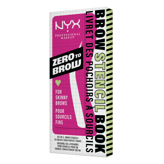 ZERO TO BROW STENCIL FOR SKINNY BROWS 0